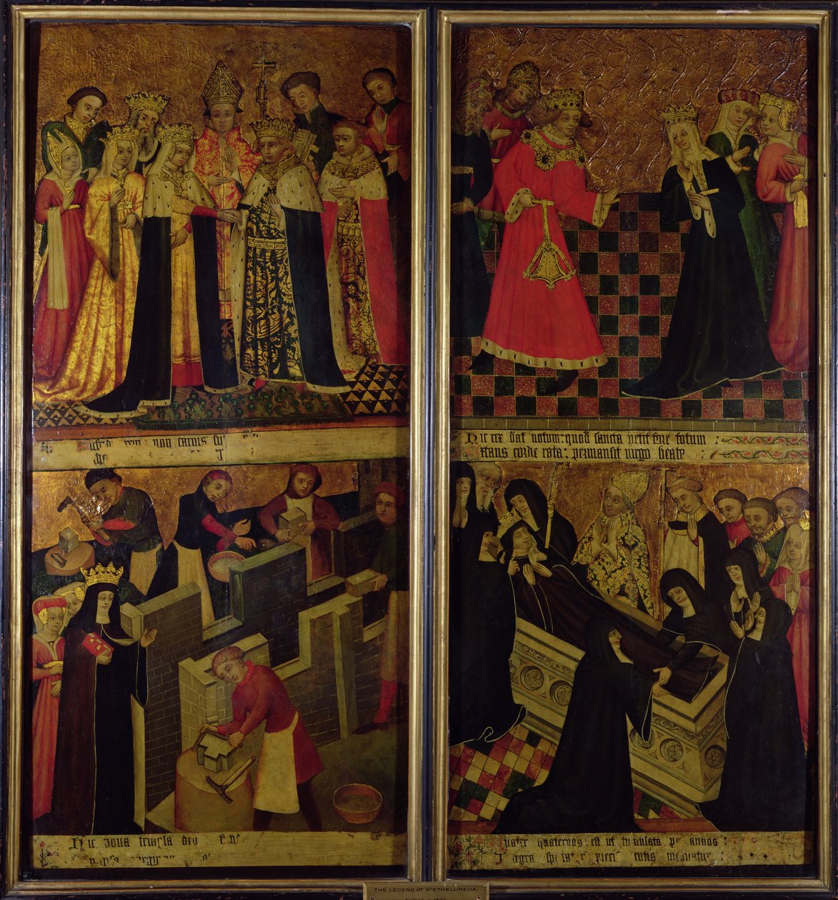 Legenden om St Etheldreda, c.1425 av English School