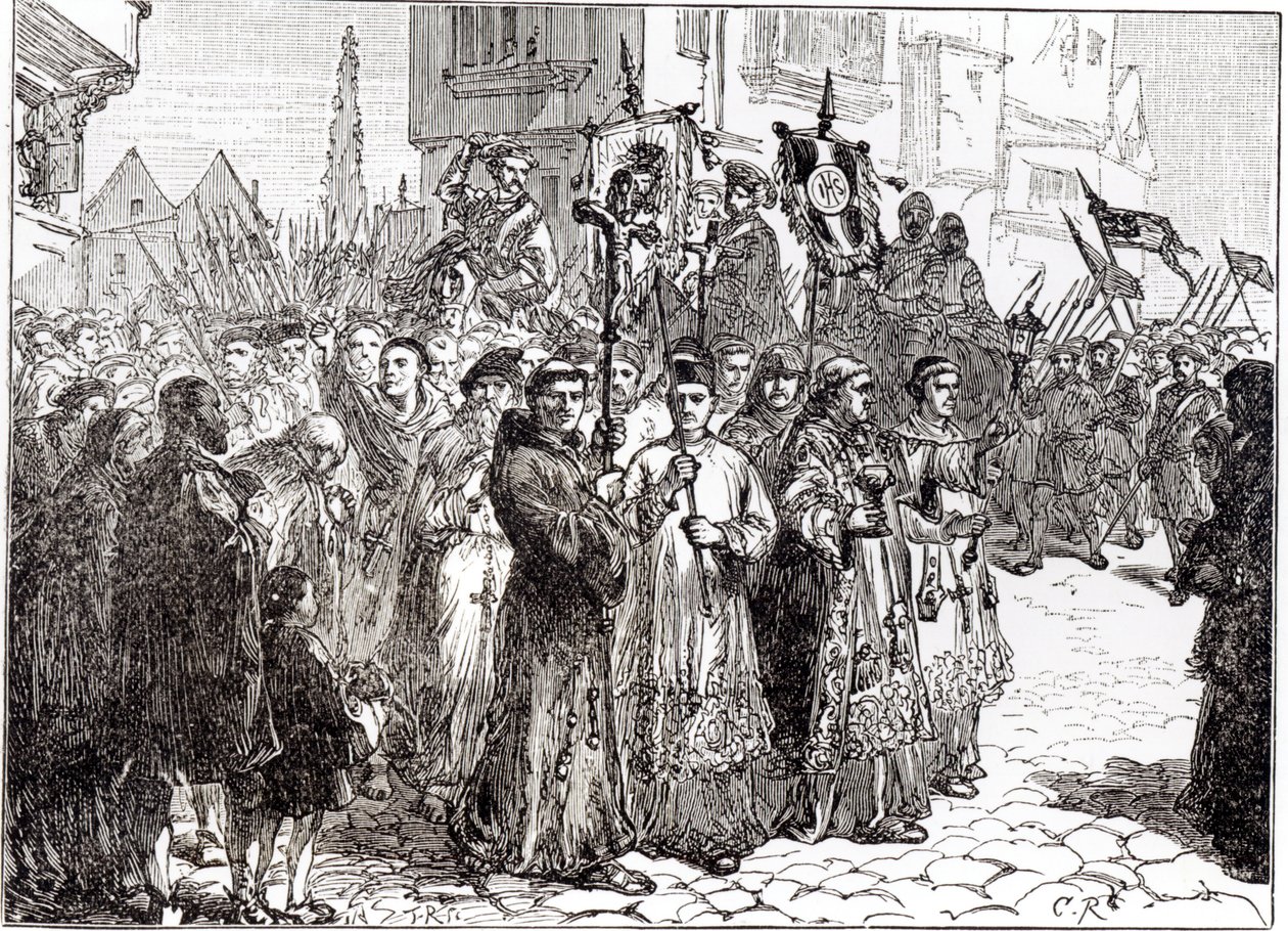 Nådens Pilgrimsfærd i 1536 swed av English School