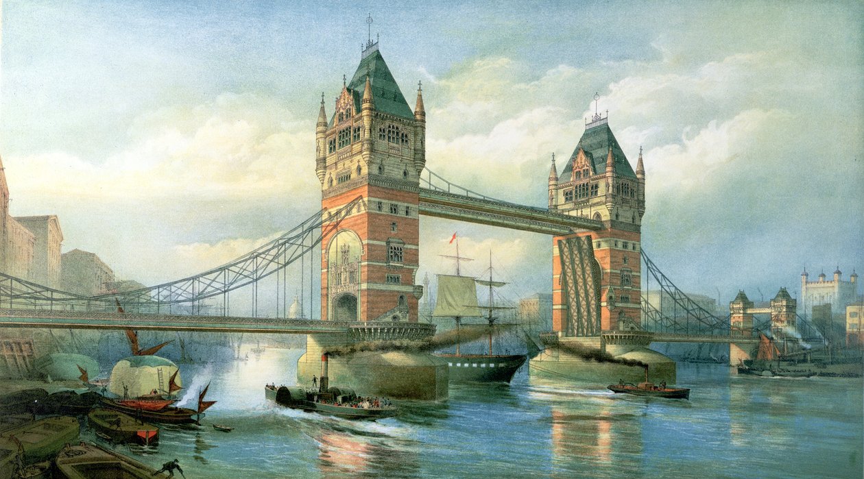 Tower Bridge, London av English School