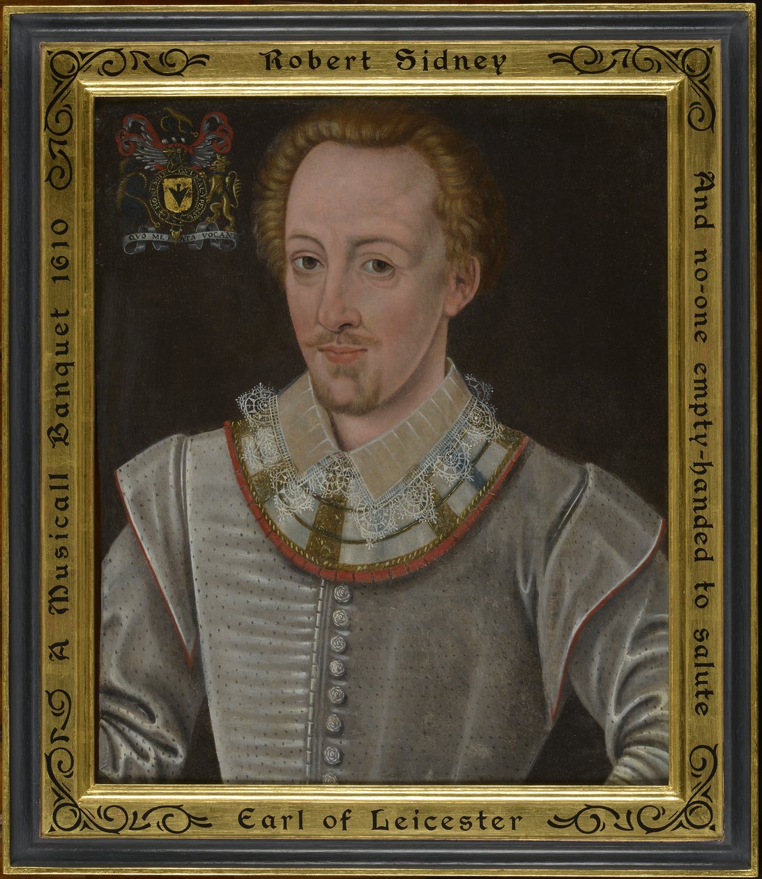 Porträtt av Robert Sidney, Viscount Lisle, 1:e earl av Leicester av English School English School