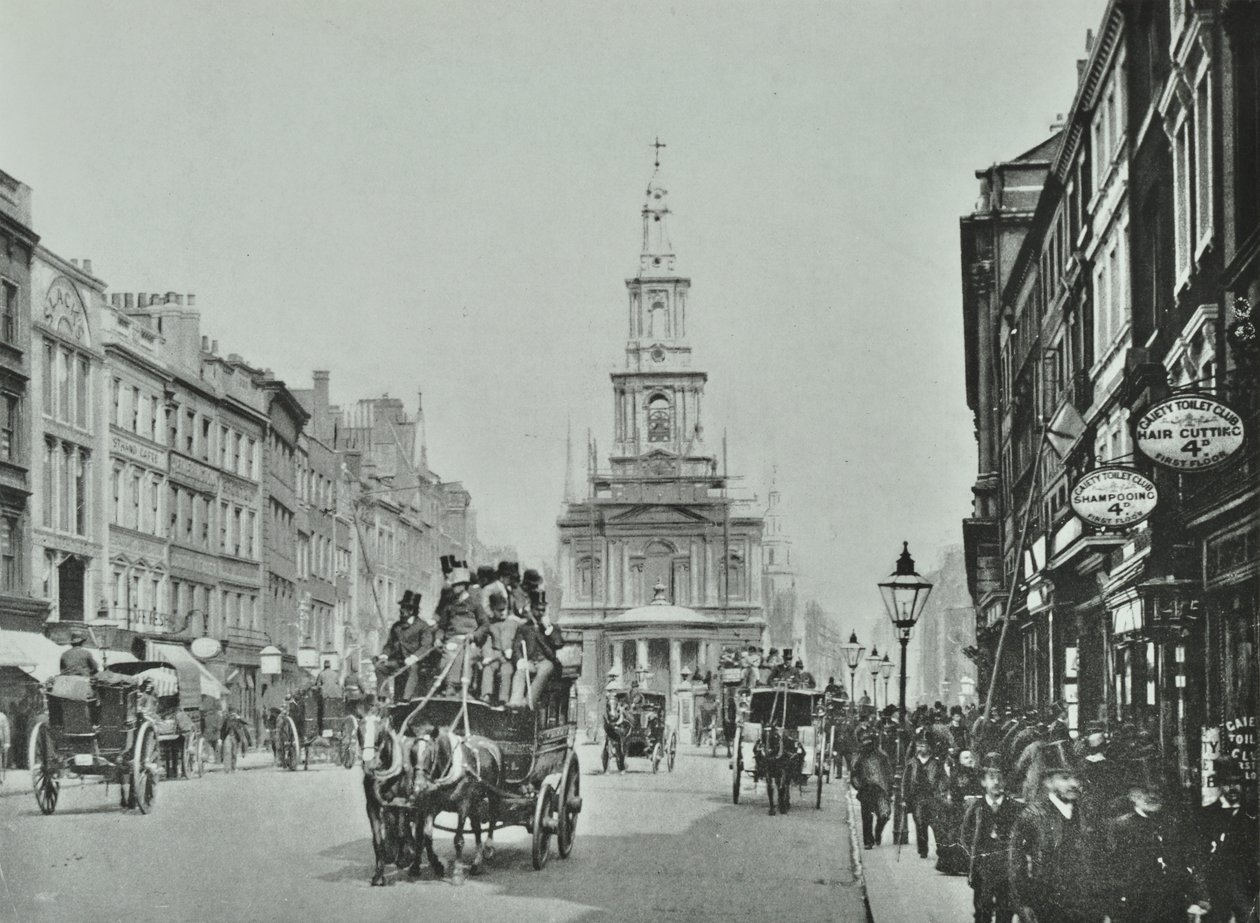 4-10 Strand, Westminster LB: fronthöjder, 1895 av English Photographer