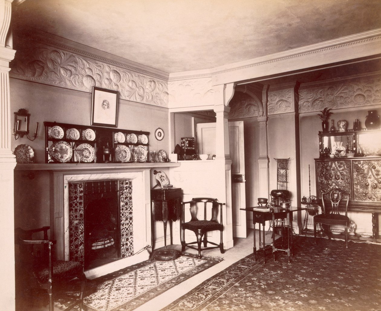 Ett Norman Shaw-hus i Hampstead av English Photographer