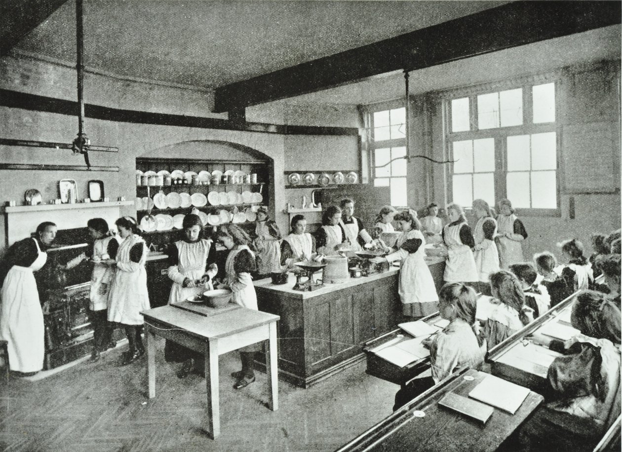 Kockkurs, 1896 av English Photographer