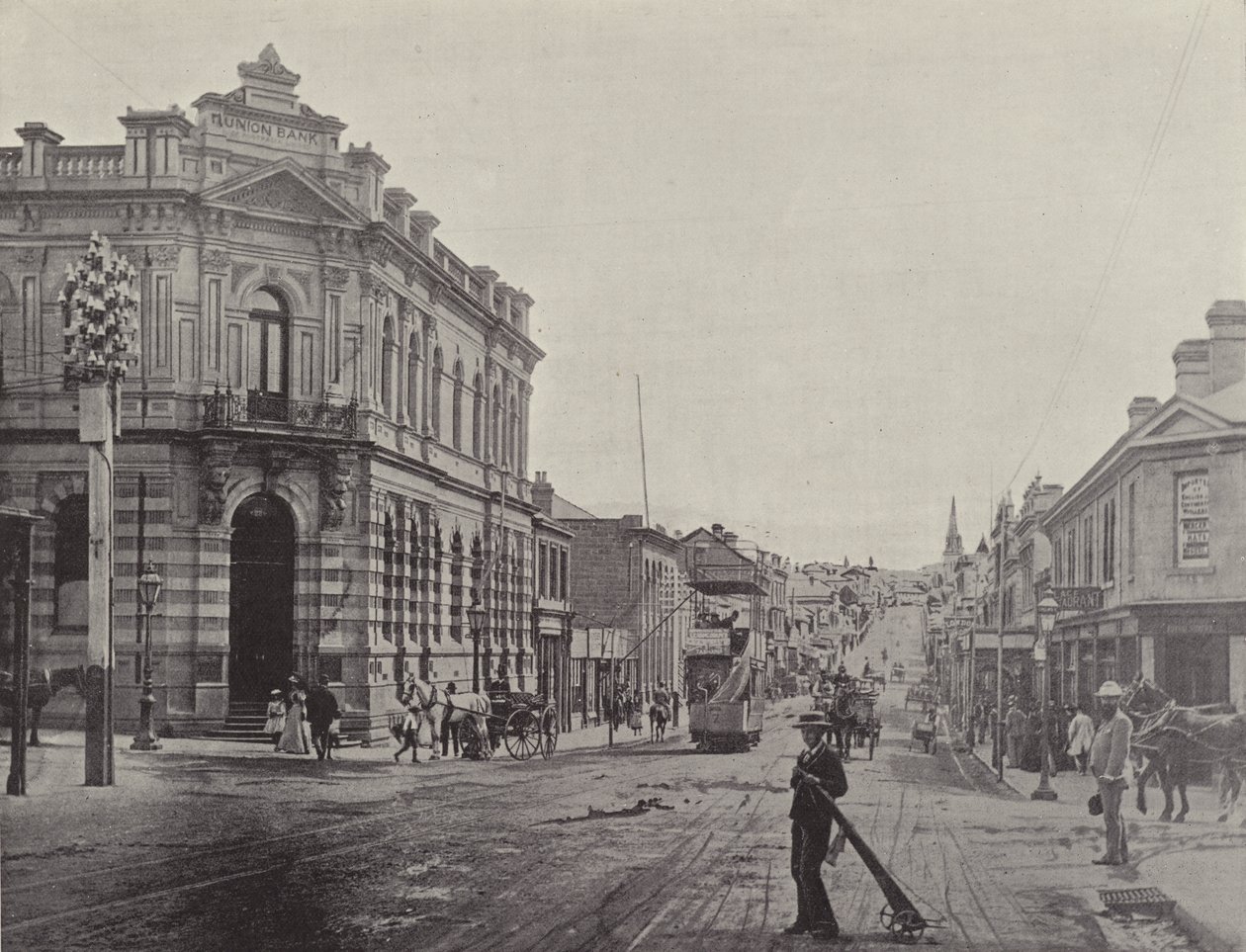 Elizabeth Street, Hobart av English Photographer