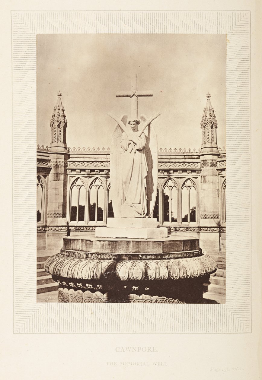 Memorial Well, Cawnpore av English Photographer