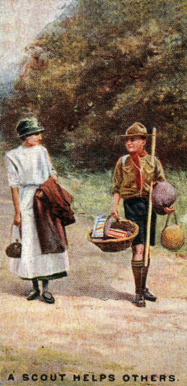 En scout hjälper andra, 1929 av English School