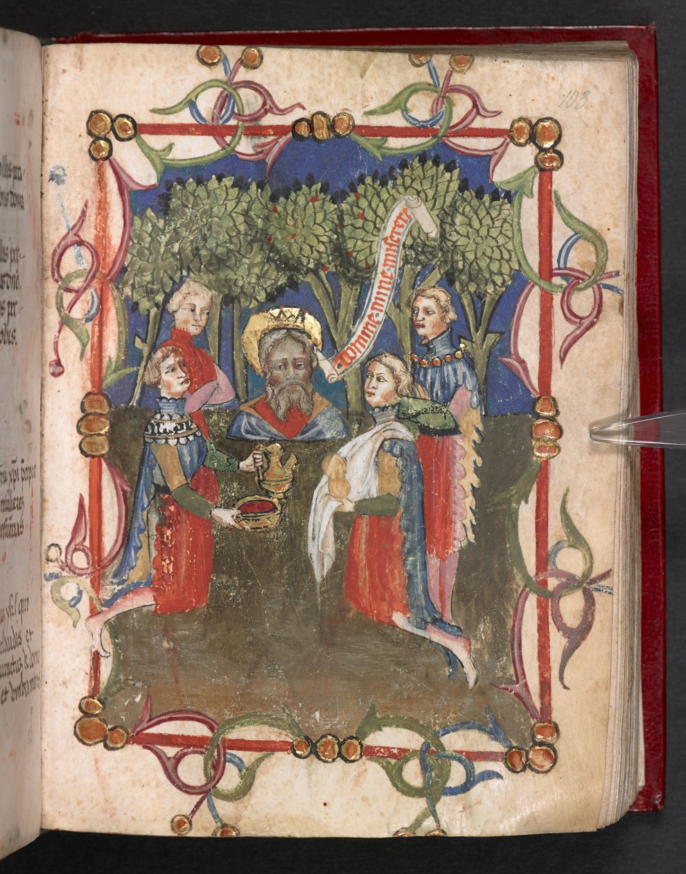 Lägg till. 17466, f. 103r av English School