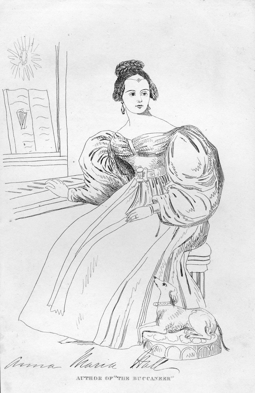 Anna Maria Hall (gravyr) av English School