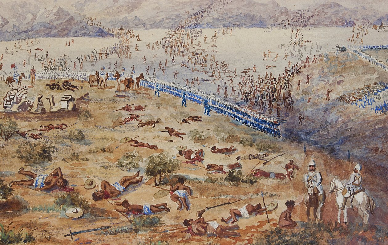 Battle of Tamai, 1884 av English School