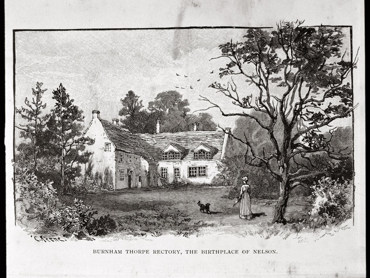 Burnham Thorpe Rectory, Nelsons födelseplats av English School