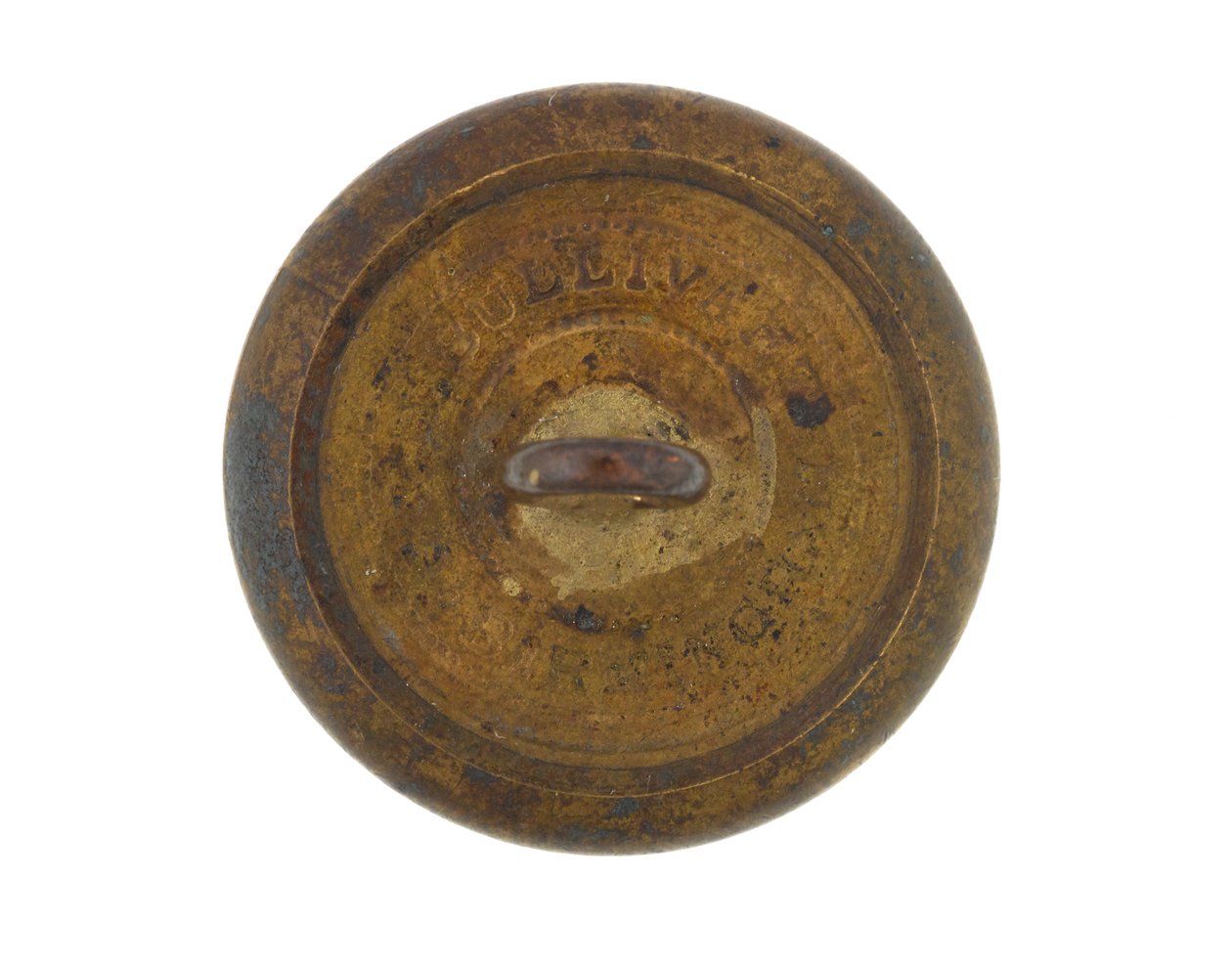Button, Calcutta volontärgevär, före 1901 av English School
