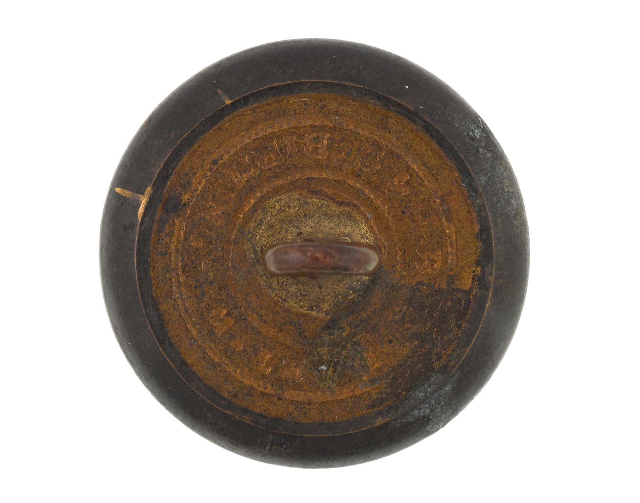 Button, Calcutta volontärgevär, före 1901 av English School