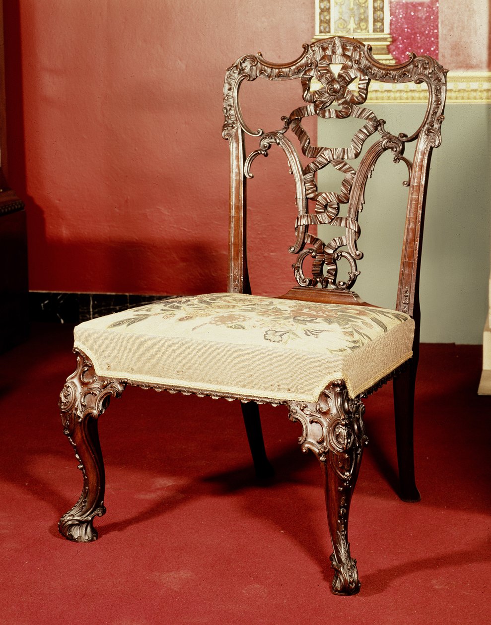 Stol, Chippendale Director design, c.1760 av English School