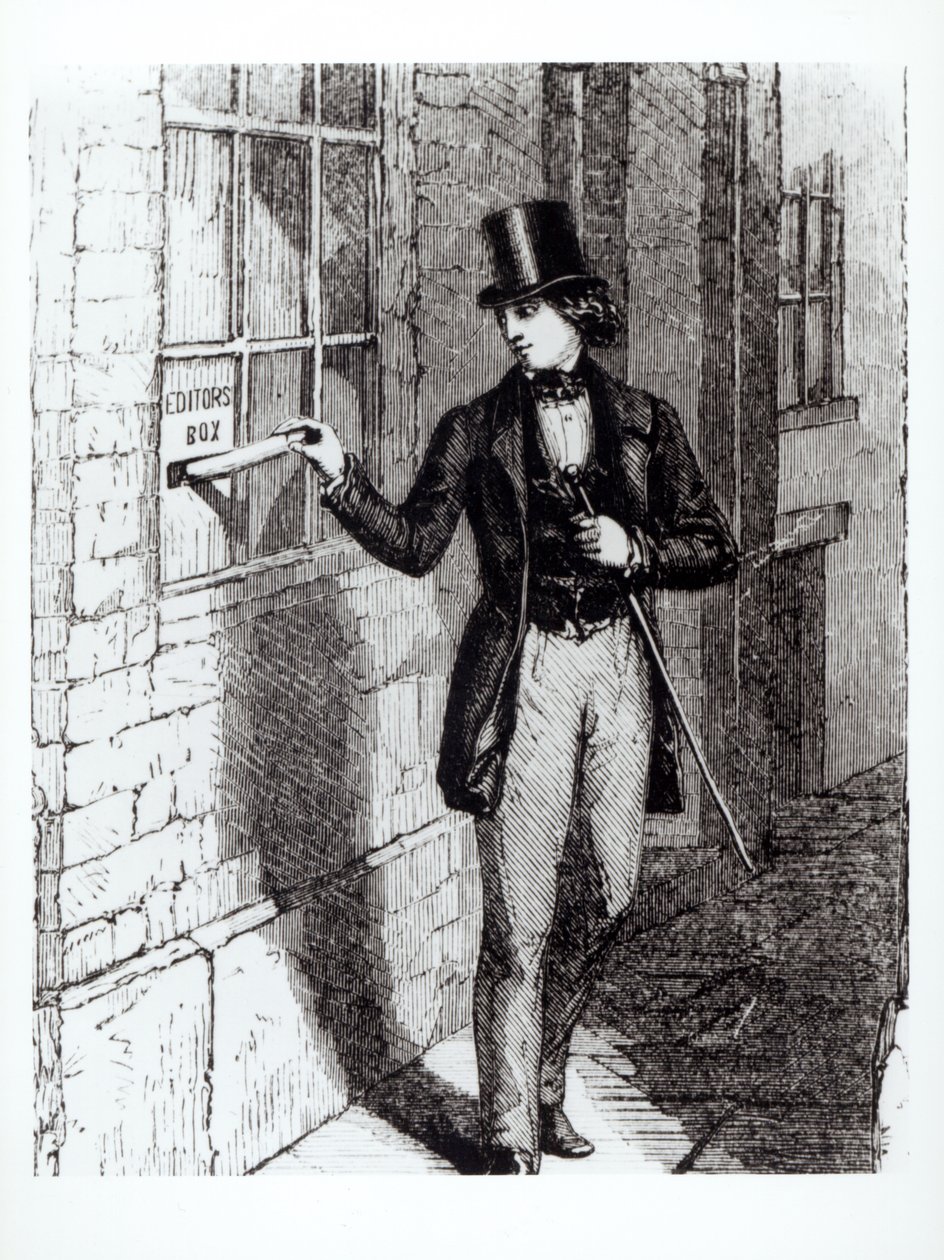 Charles Dickens (1812-70) skickar in sina berättelser av English School