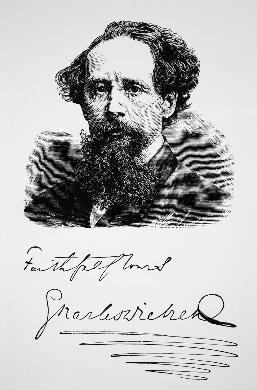 Charles Dickens av English School