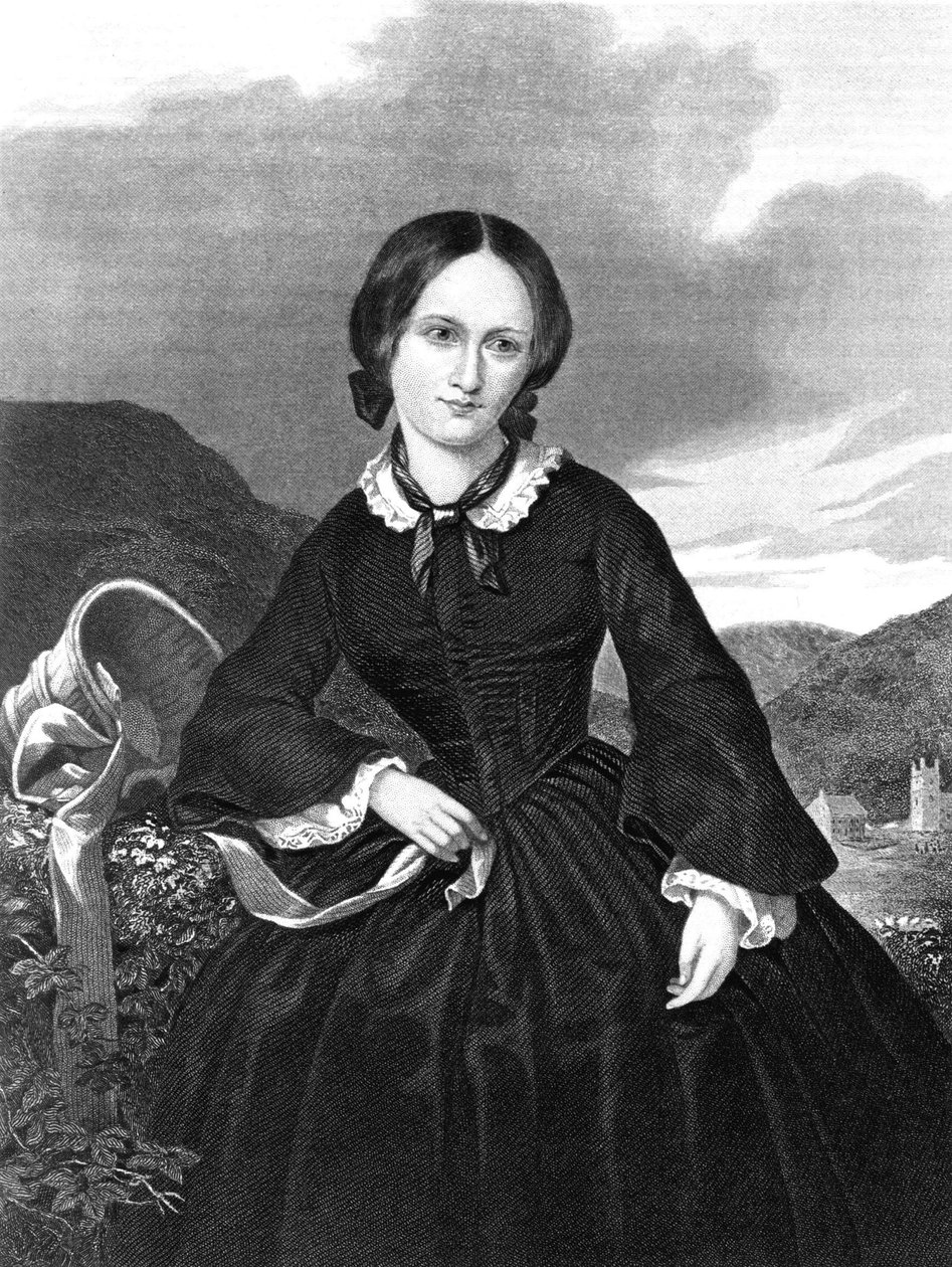 Charlotte Bronte (gravyr) av English School