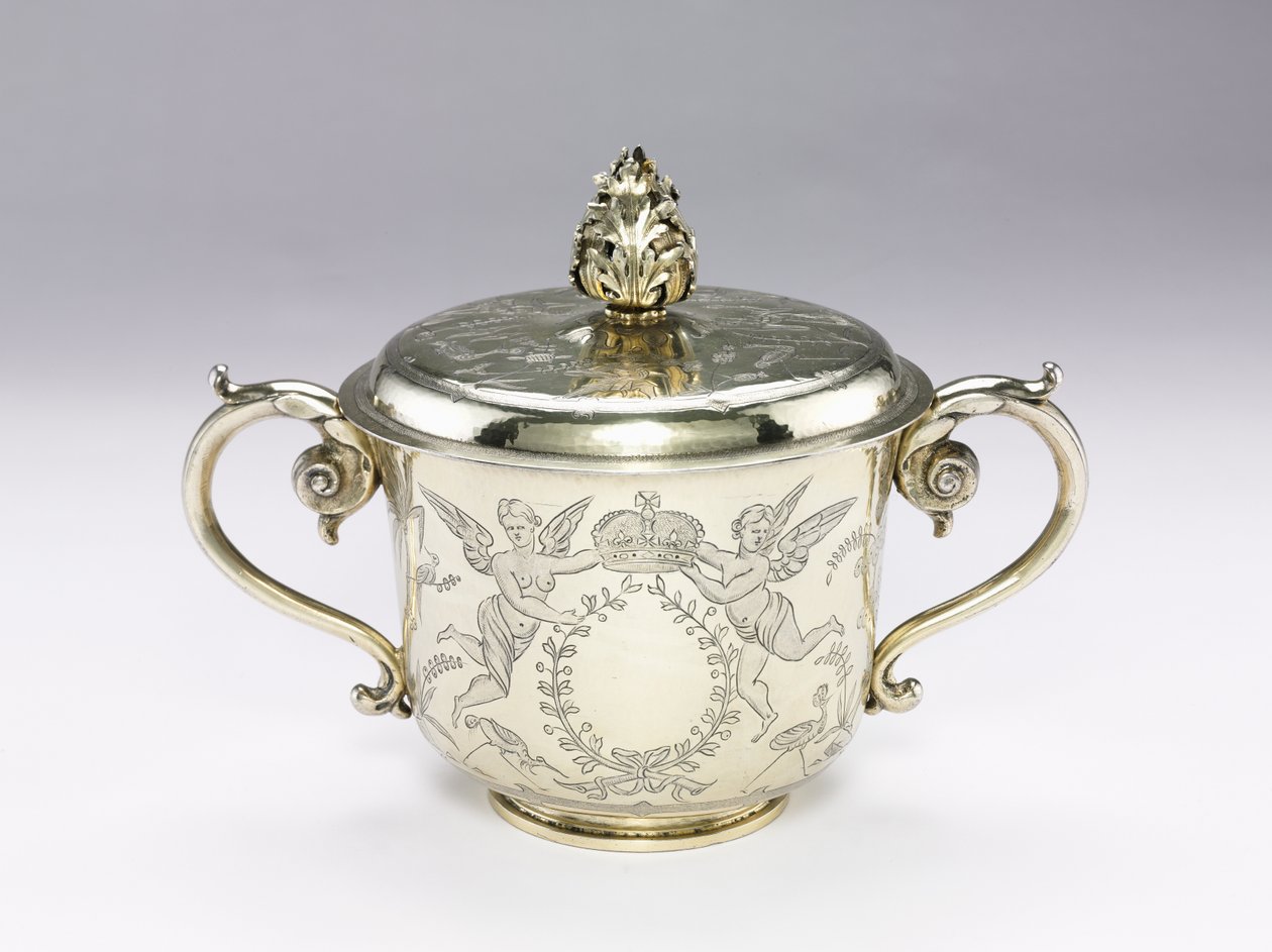 Täckt kopp, 1686 av English School