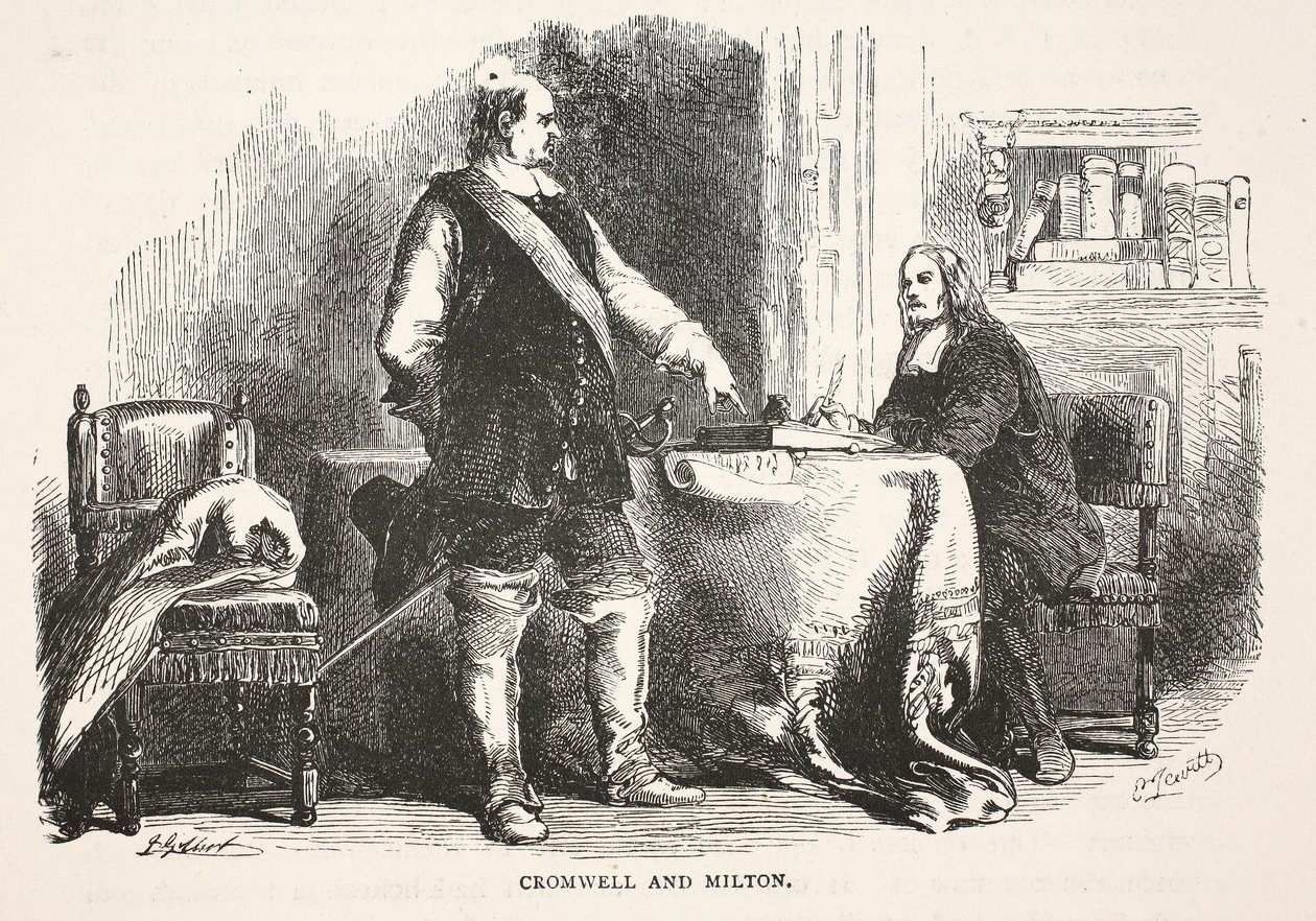 Cromwell och Milton av English School