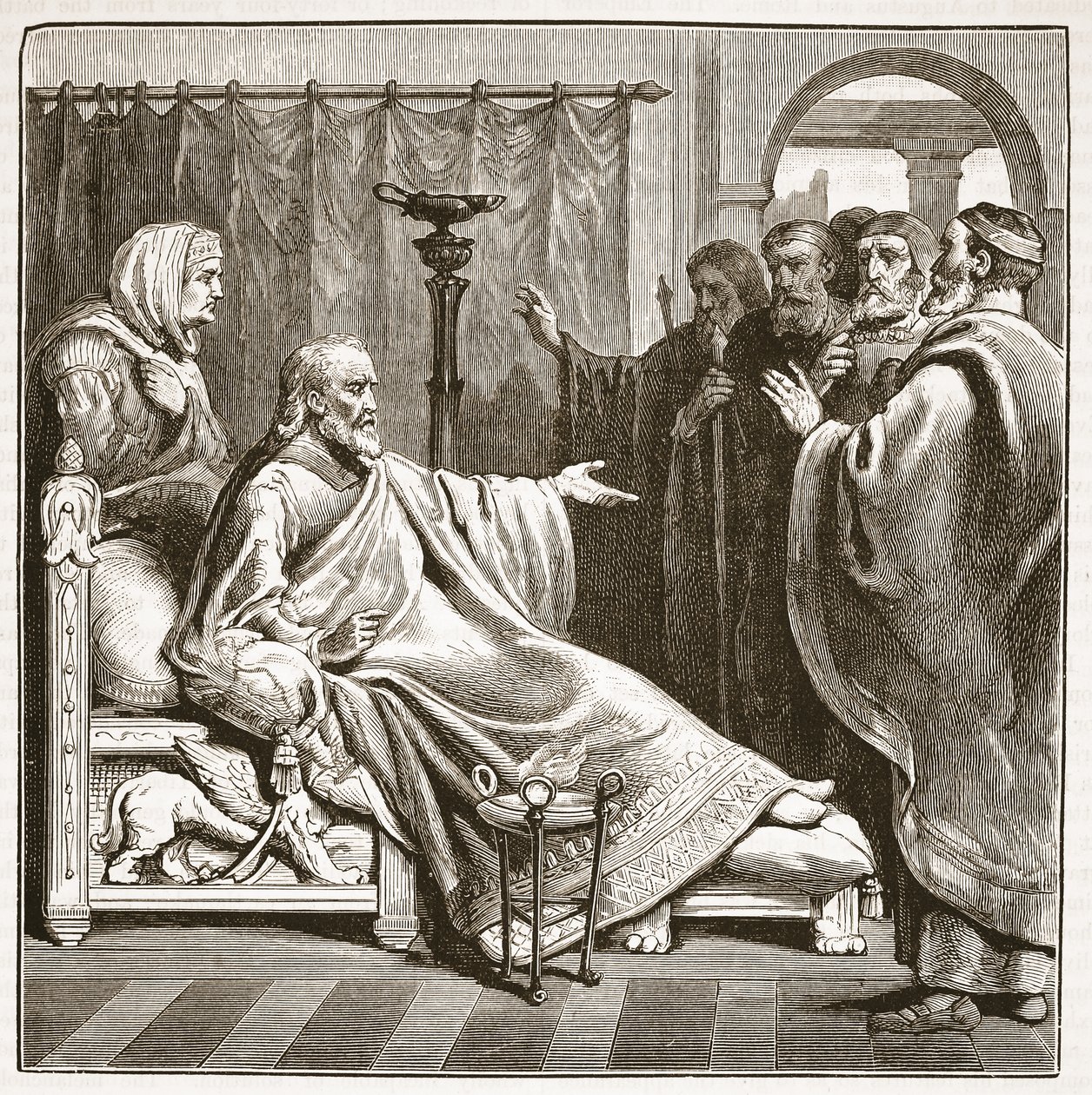Augustus död av English School