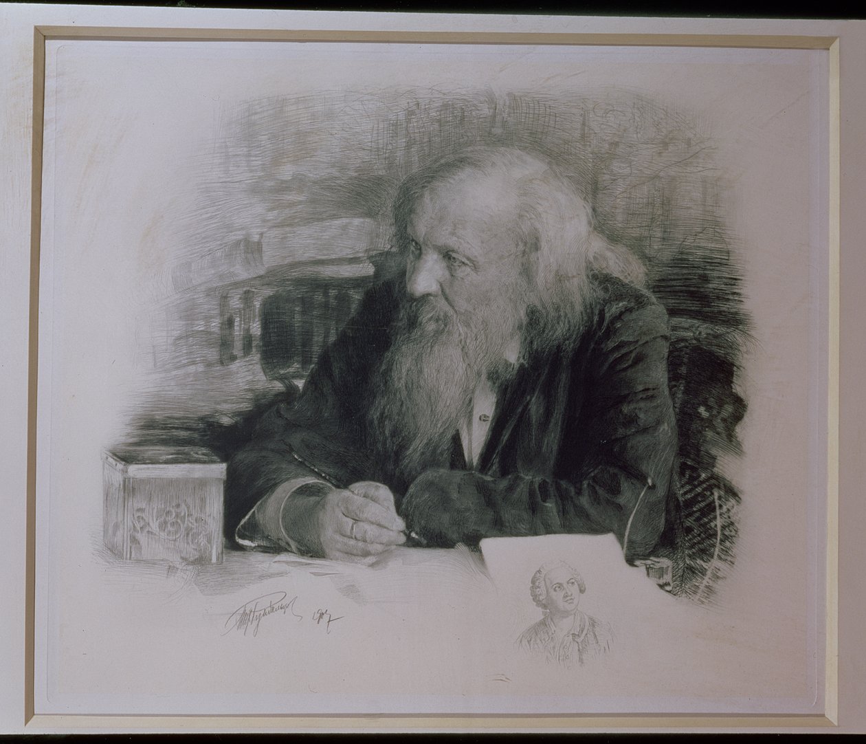 Dimitri Ivanovich Mendeleev (1834-1907) av English School