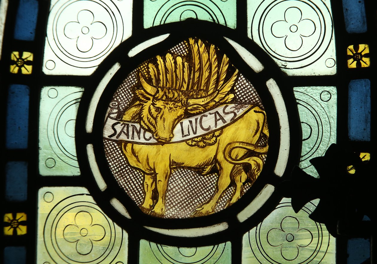 Evangelist emblem: St Luke av English School