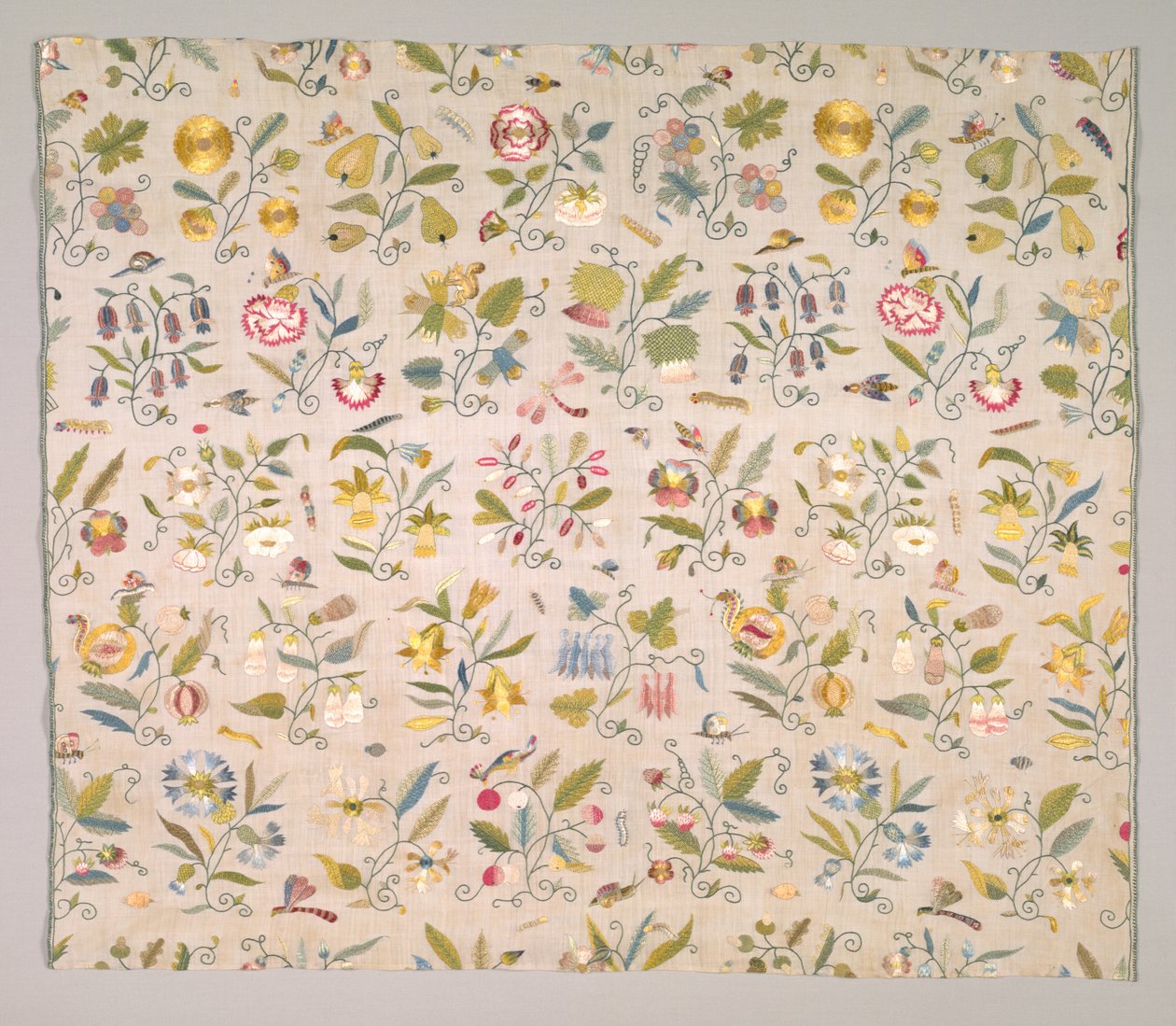 Blommorbroderier, tidigt 1600-tal av English School