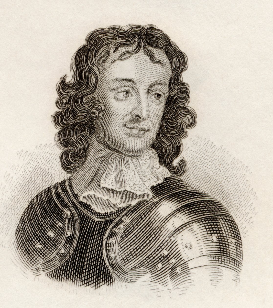 General John Lambert (litografi) av English School