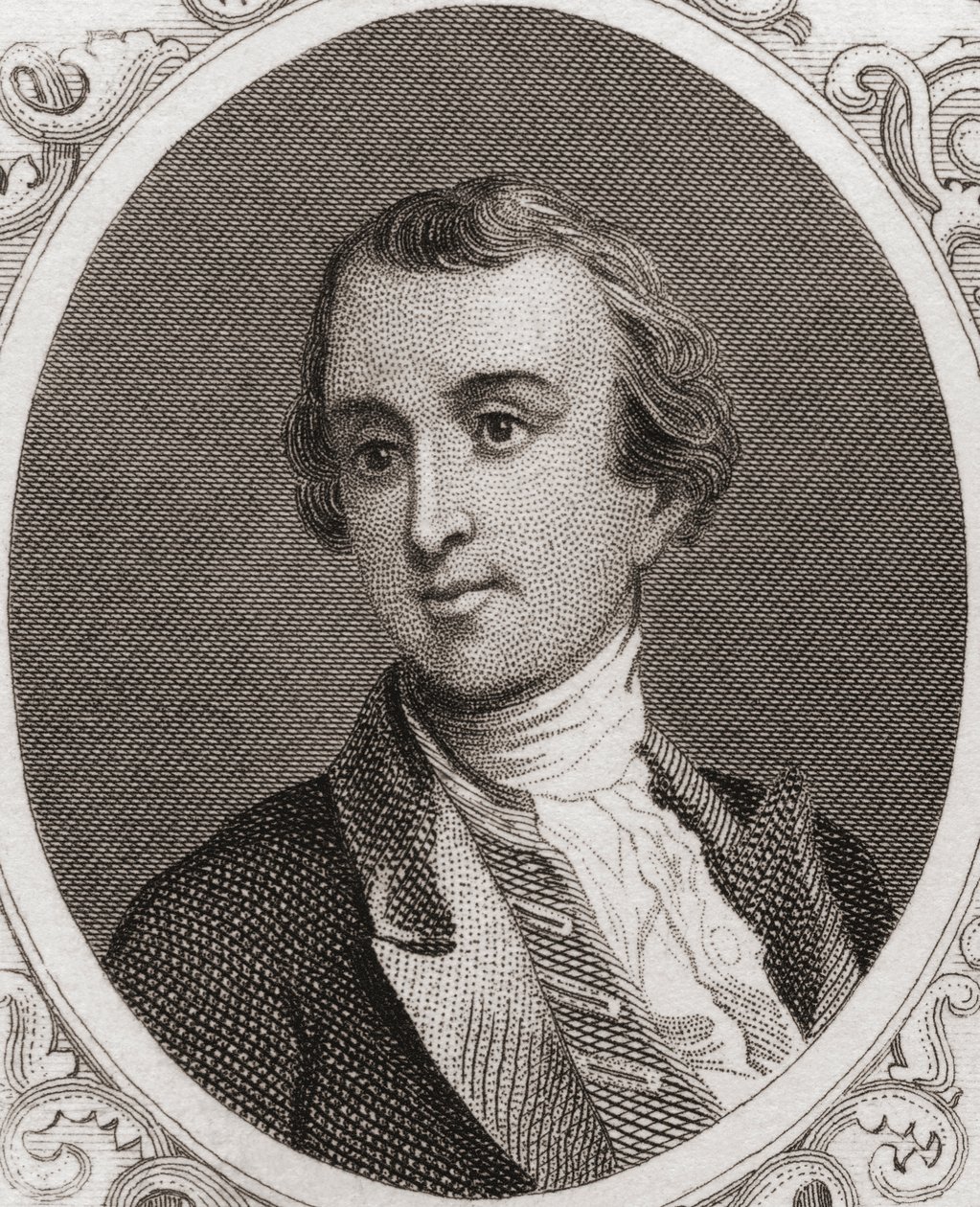 General Joseph Reed (gravyr) av English School