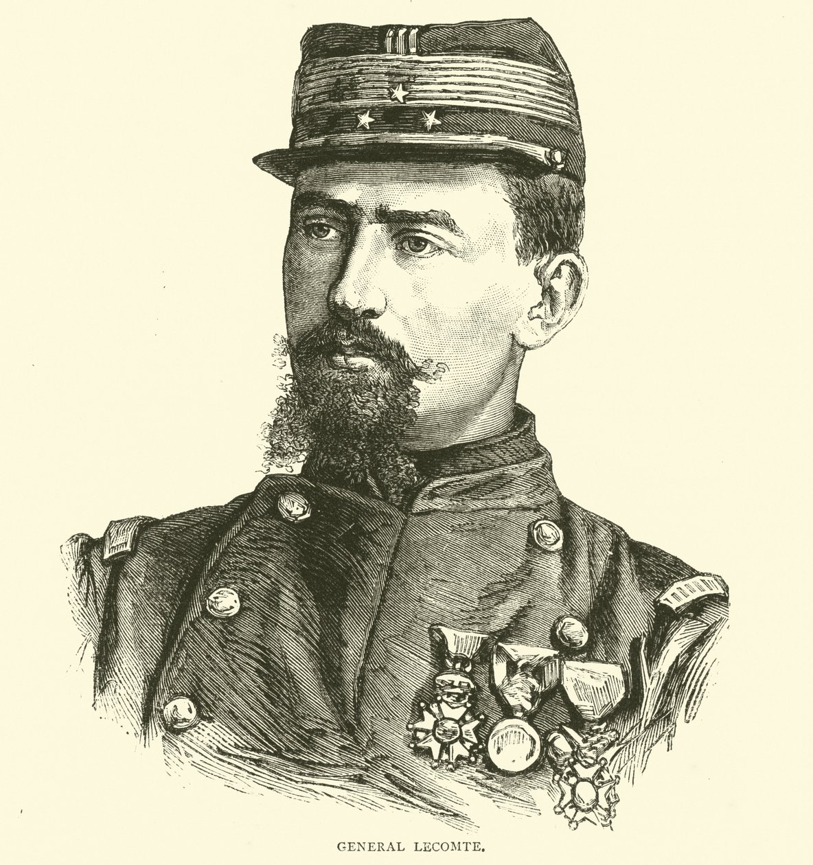 General Lecomte, april 1871 av English School