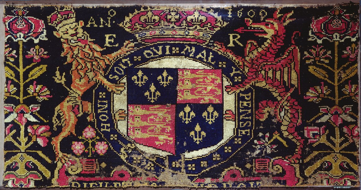 Heraldisk panelmatta, 1600 (textil) av English School