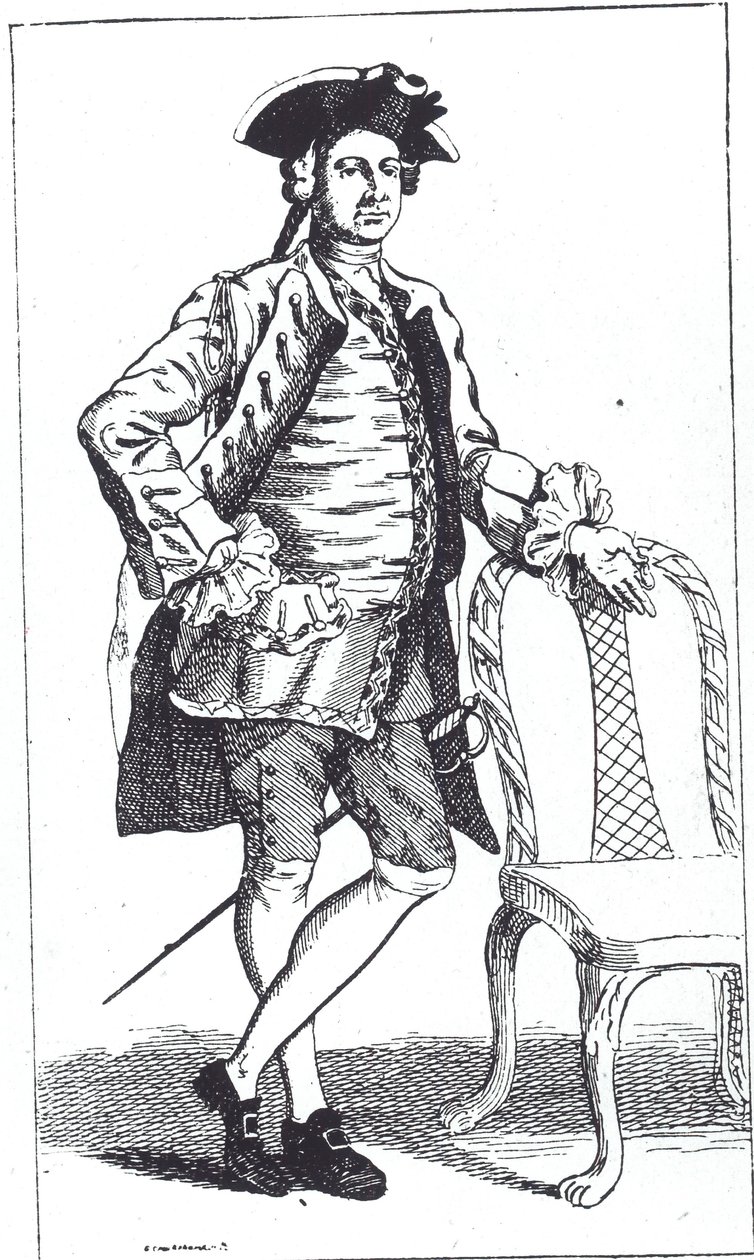 Highwayman William Parsons (gravyr) av English School