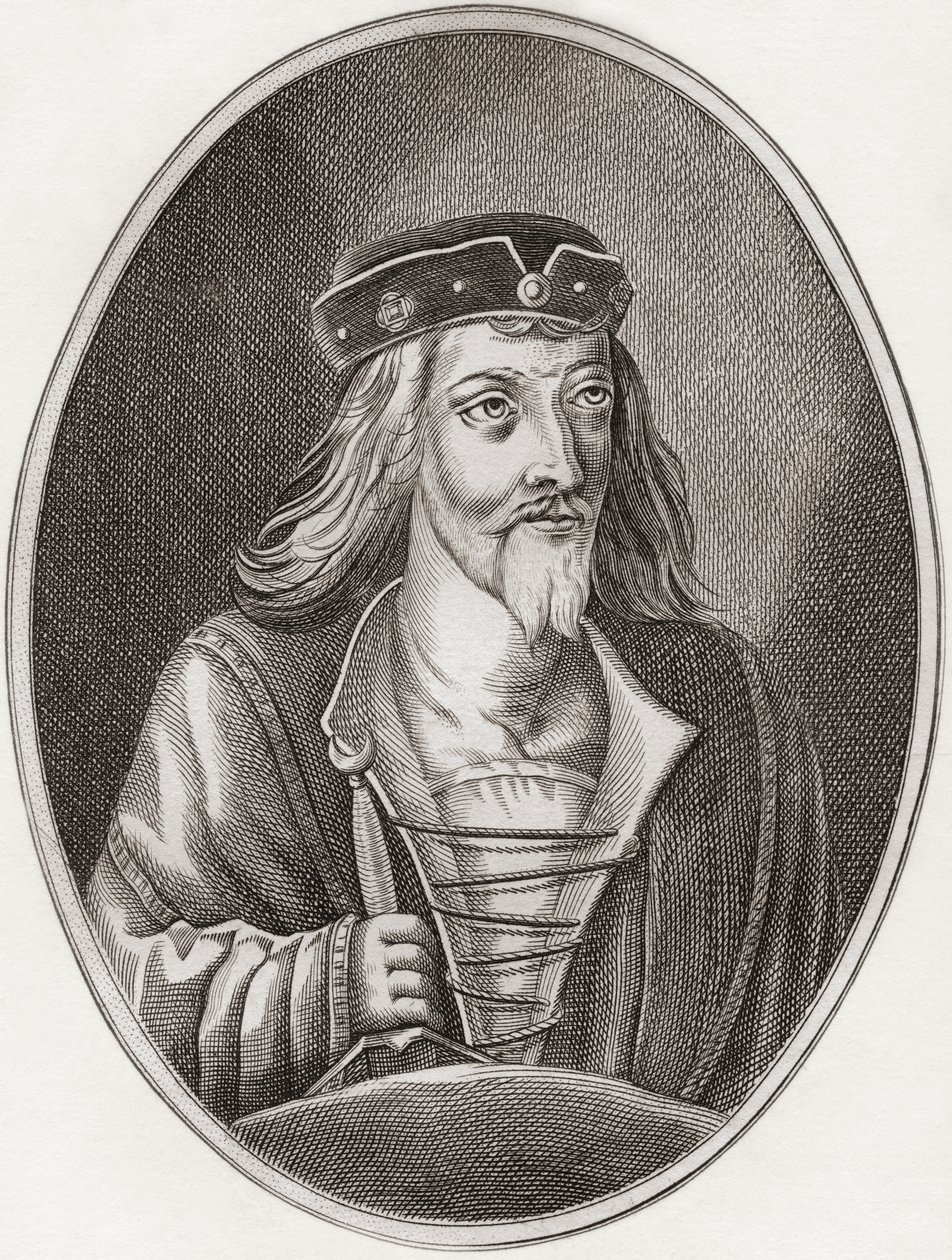 James I, kung av skotten av English School