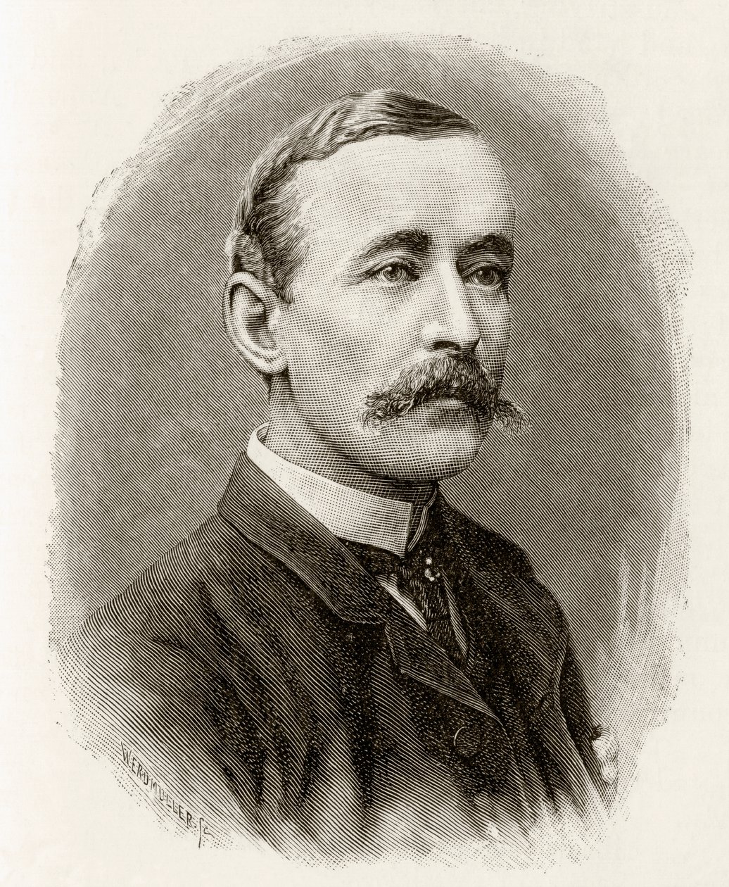James Sligo Jameson, 1890 (trägravyr) av English School
