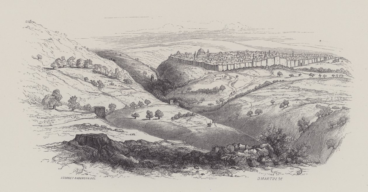 Jerusalem (gravyr) av English School