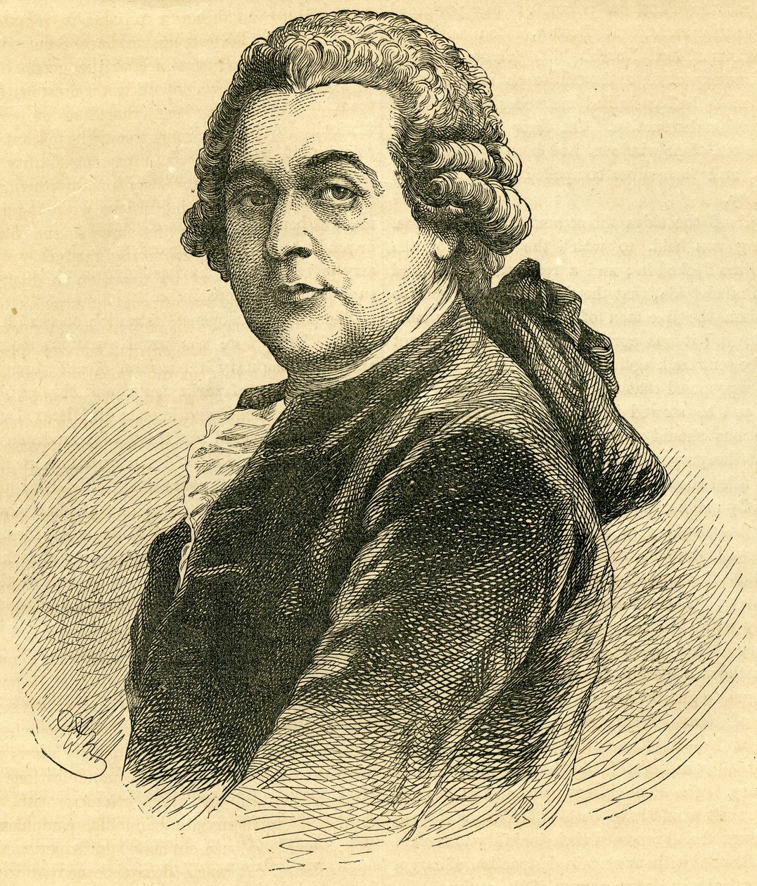 John Adams (1735-1826) av English School