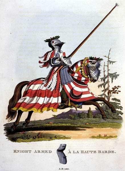Knight Armed a la Haute Bard av English School