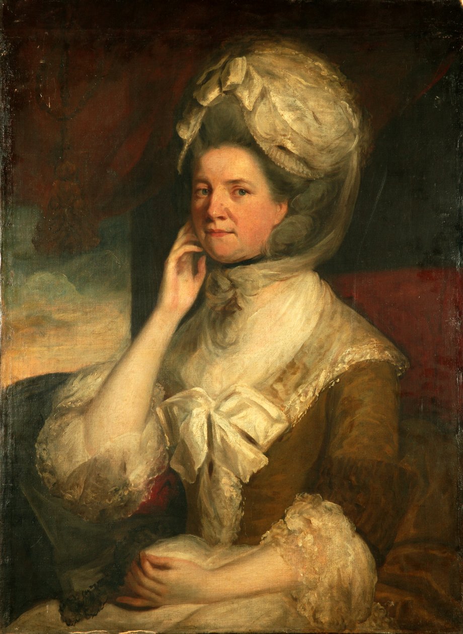 Lady Gordon (olja på duk) av English School