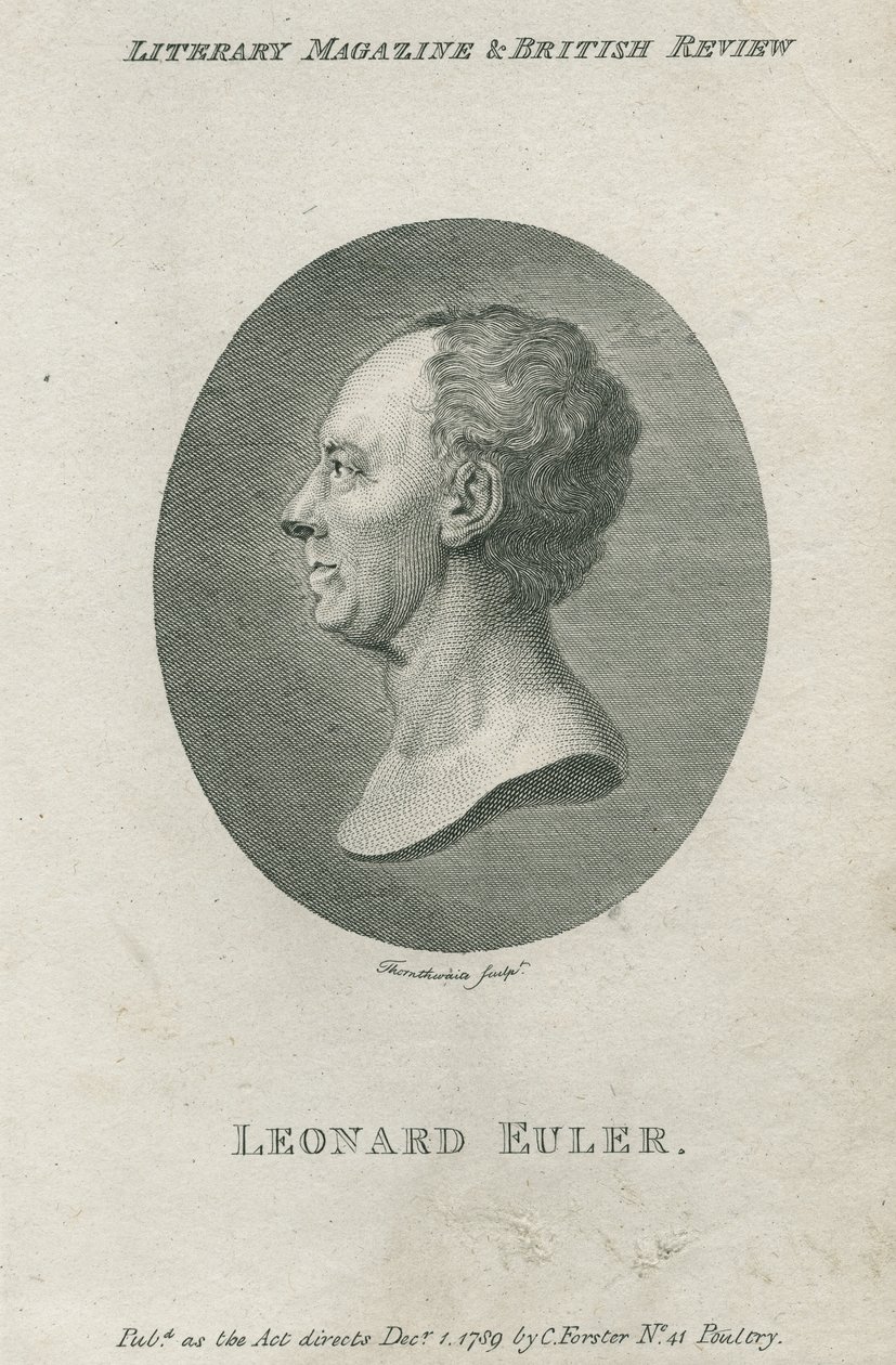 Leonhard Euler av English School