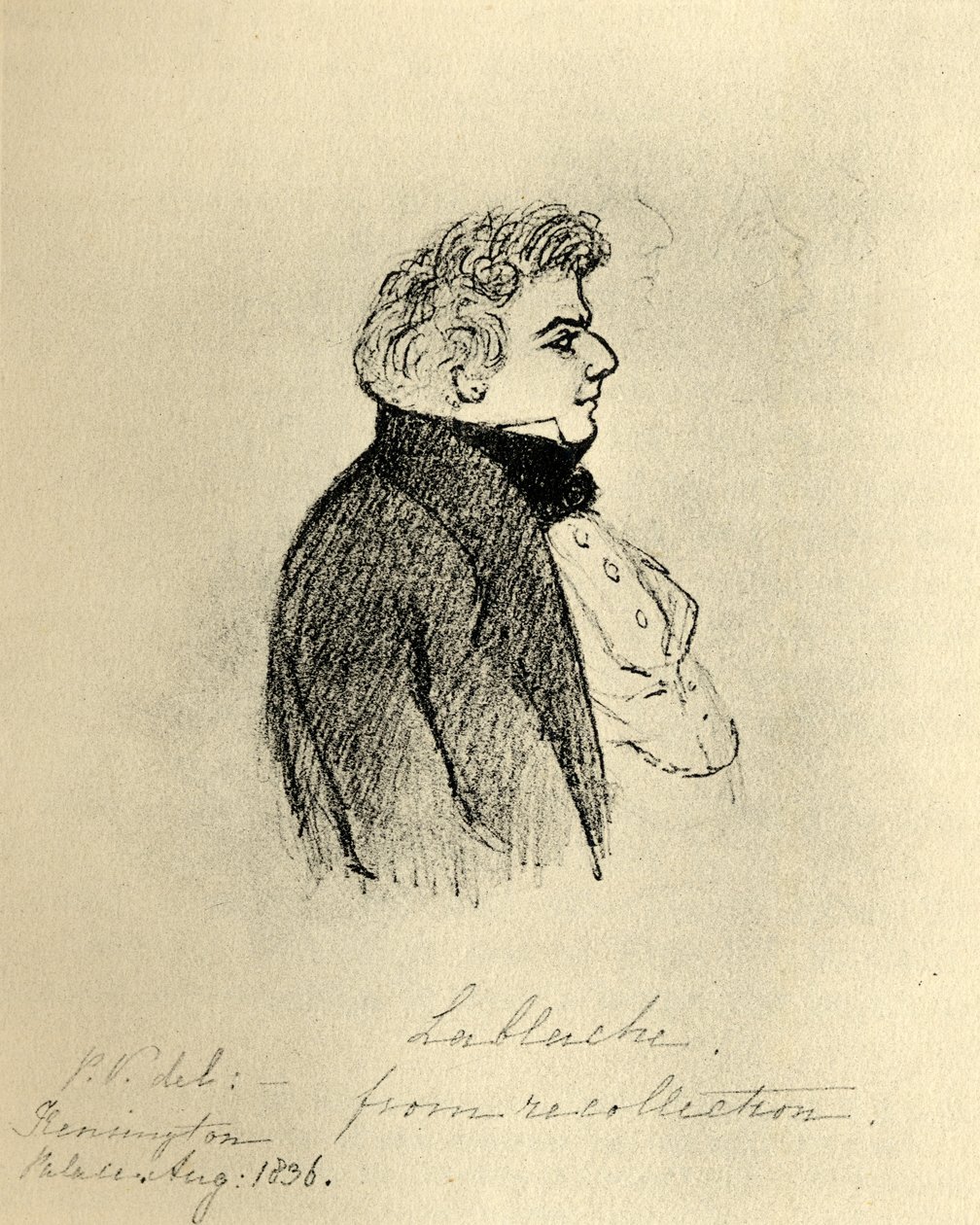 Luigi Lablache (1784-1858) (gravyr) av English School