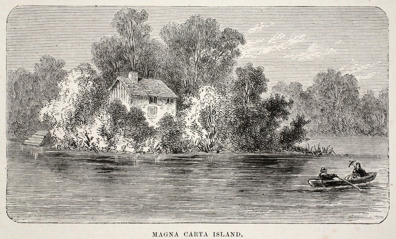 Magna Carta Island av English School