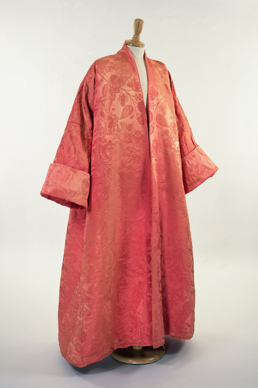 Mans nattlinne, 1715 (silkedamast) av English School