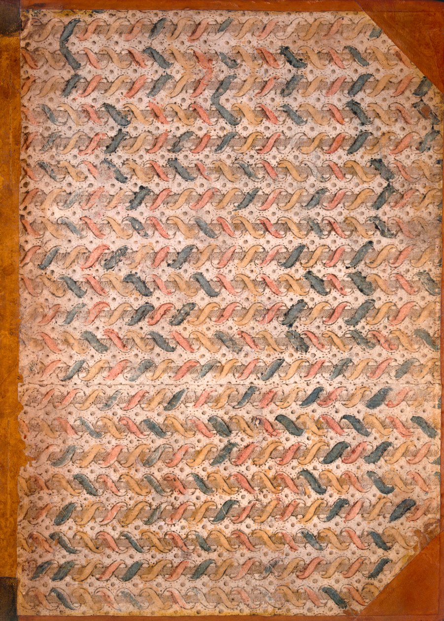 Marmorslutpapper, 1950-tal. av English School