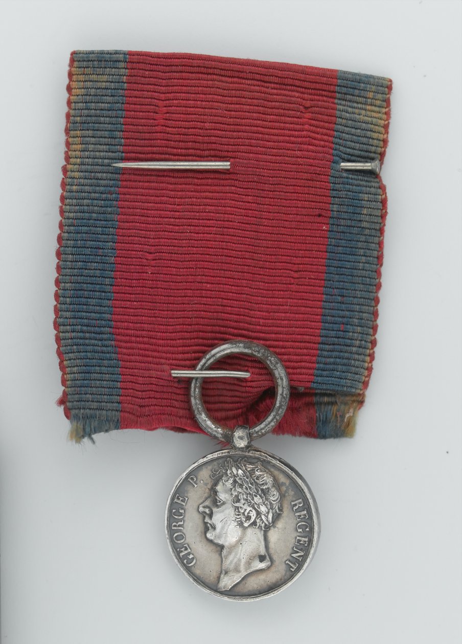 Miniatyr Waterloo-medalj av English School