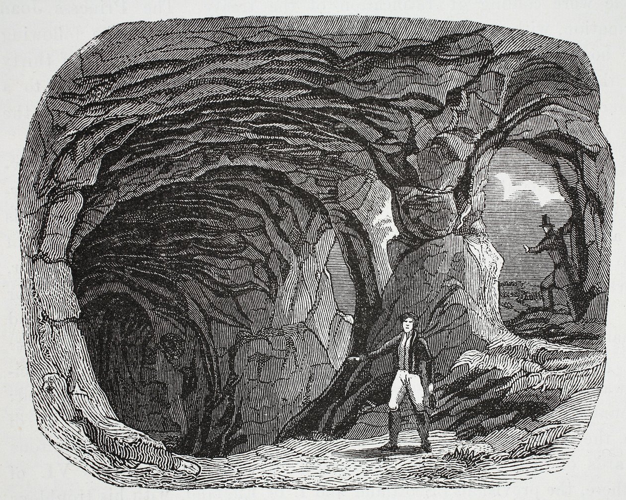 Mortimers Hole, Nottingham Castle av English School