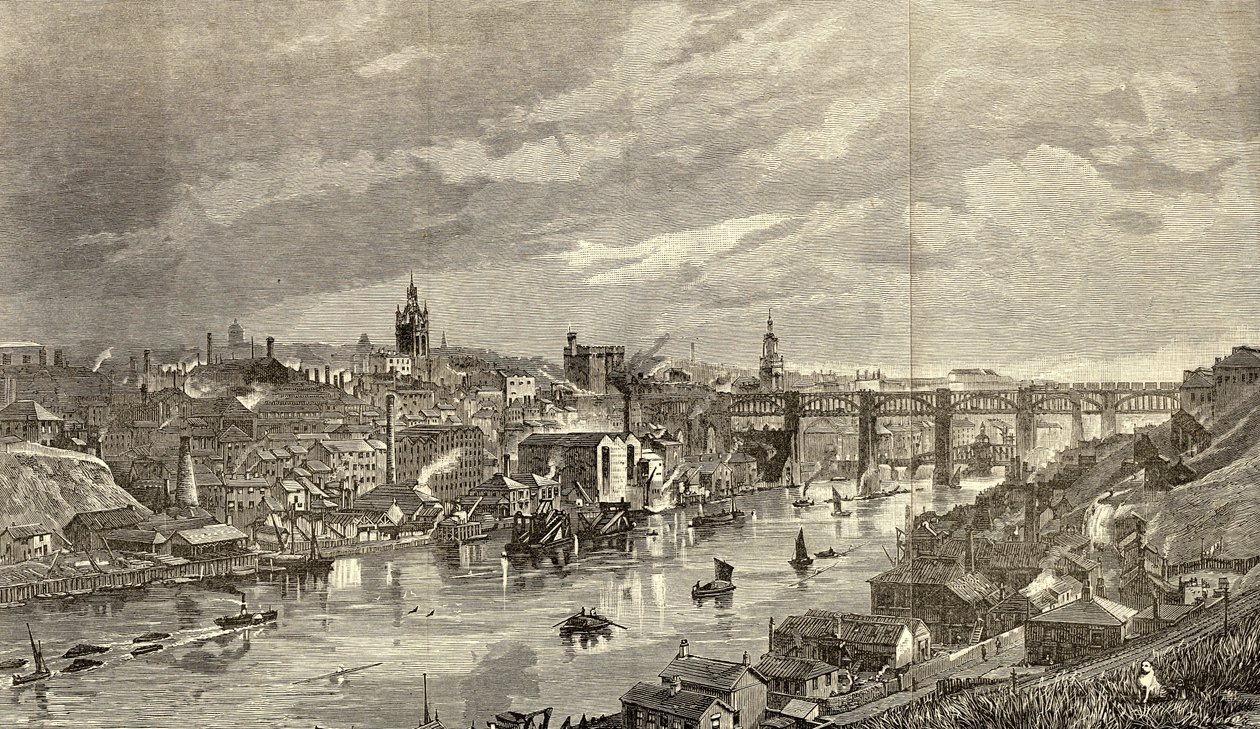 Newcastle upon Tyne 1887 av English School