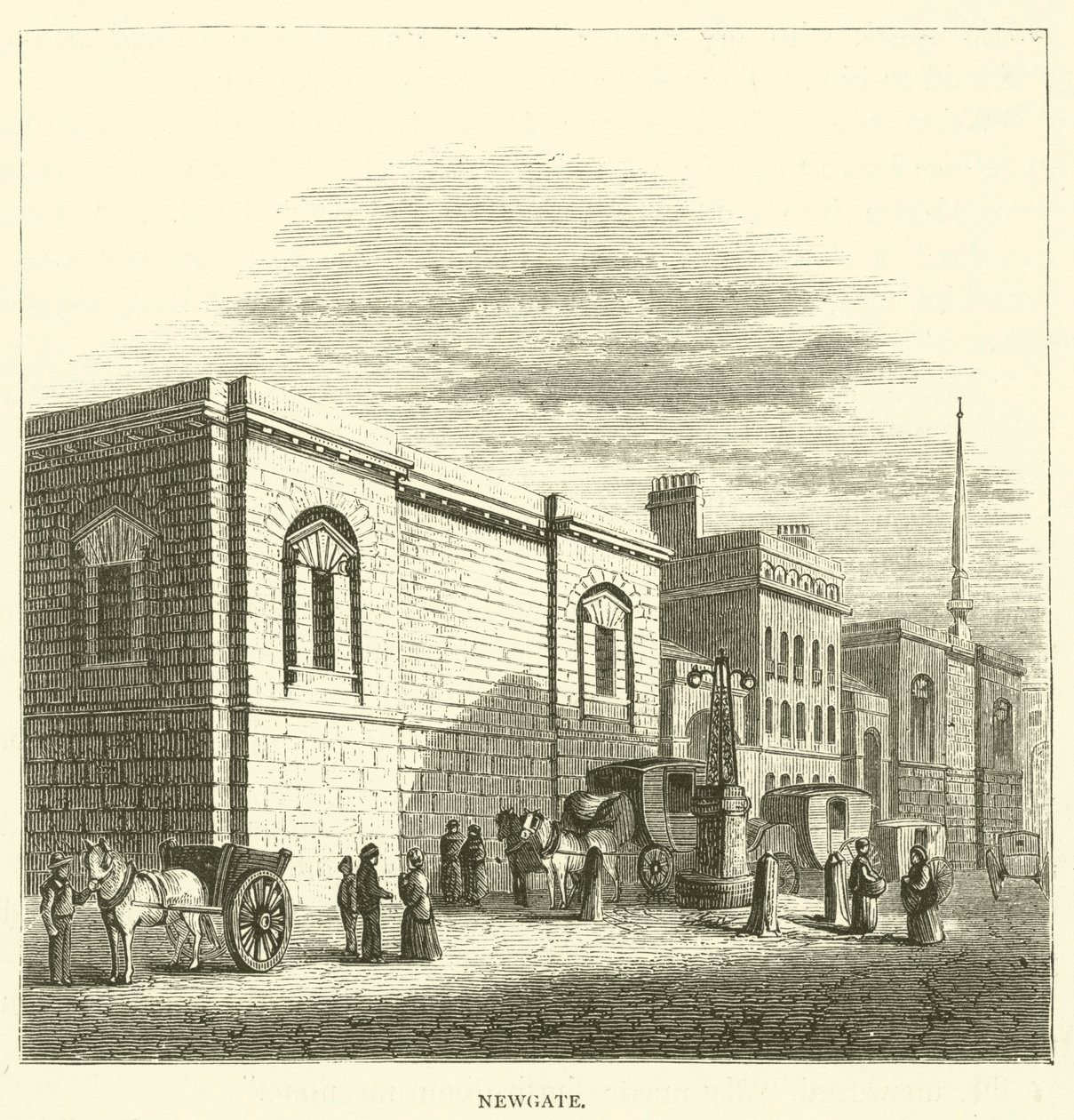Newgate (gravyr) av English School