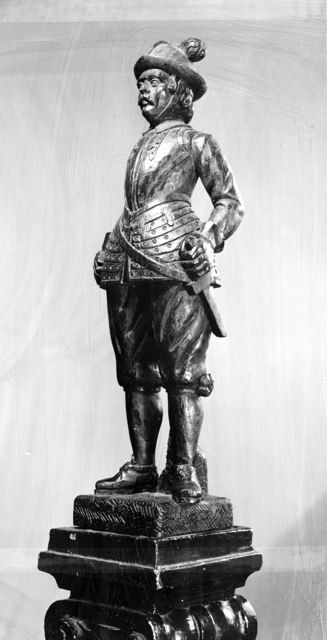 Officer of Pikemen, 1638 (snidat trä) av English School
