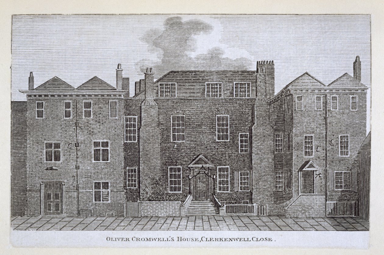 Oliver Cromwells House, Clerkenwell Close, 1800-talet av English School