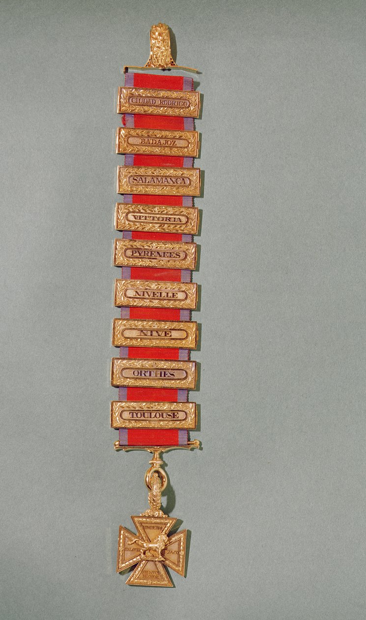 Peninsular Gold Cross, ca 1813 (guld) av English School