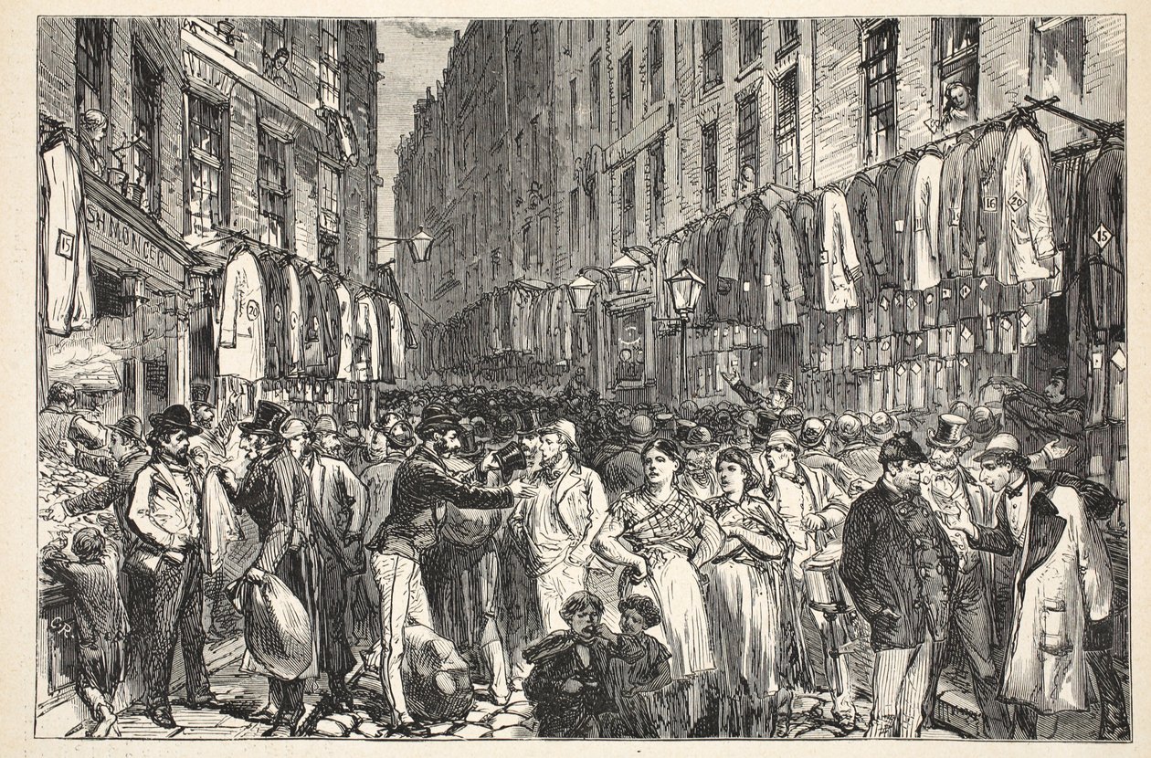 Petticoat Lane (Middlesex Street), 1870 av English School